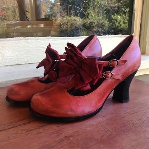 ♥️ Lolita Red Bow Mary Jane Heels ♥️